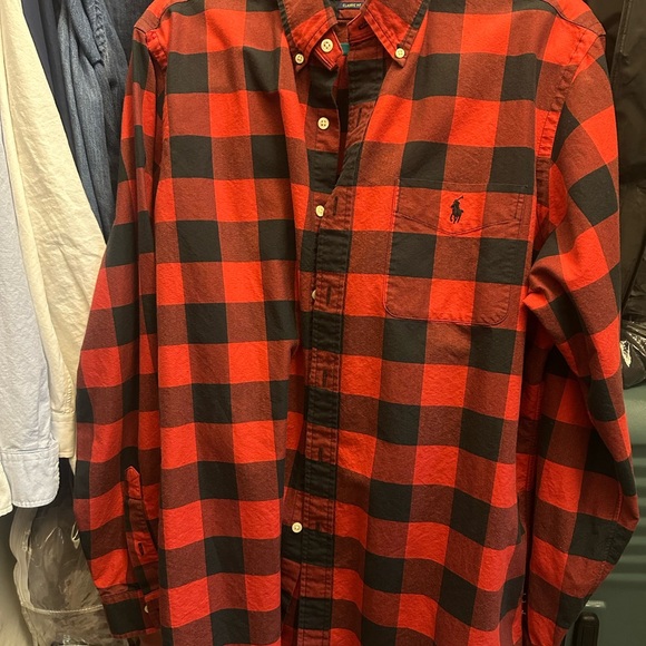 Polo Ralph Lauren Other - Polo by Ralph Lauren Red and Black Casual Button Down Shirt